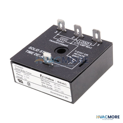 Littelfuse CT Series 45 sec. Delay-on-Make & 45 sec. Delay-on-Break Time Delay (24V) CT45S45