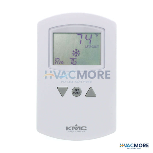 KMC Controls Dual-Setpoint Analog Electronic Room Thermostat (55° to 85°F) CTE-5202W