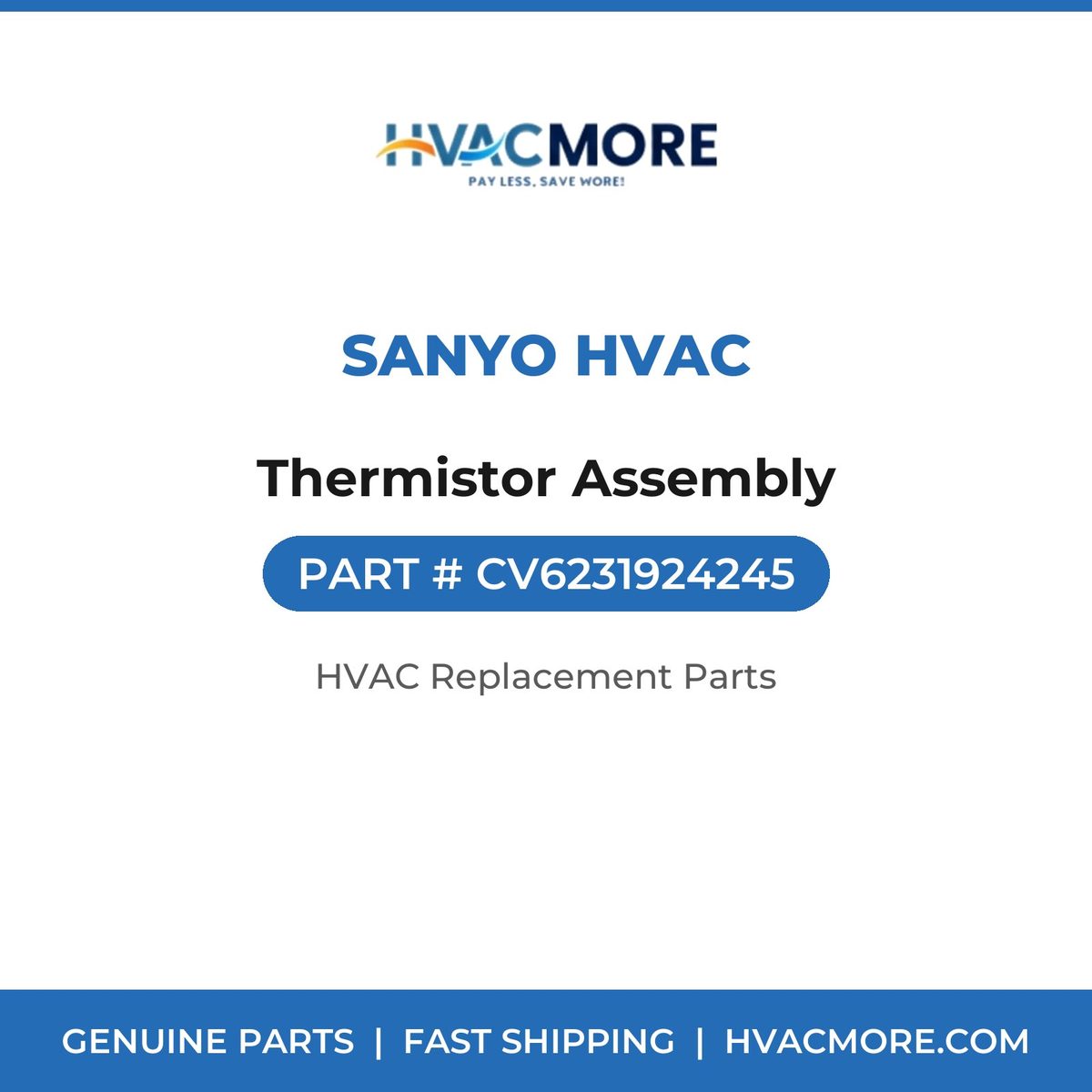 Sanyo HVAC Thermistor Assembly CV6231924245