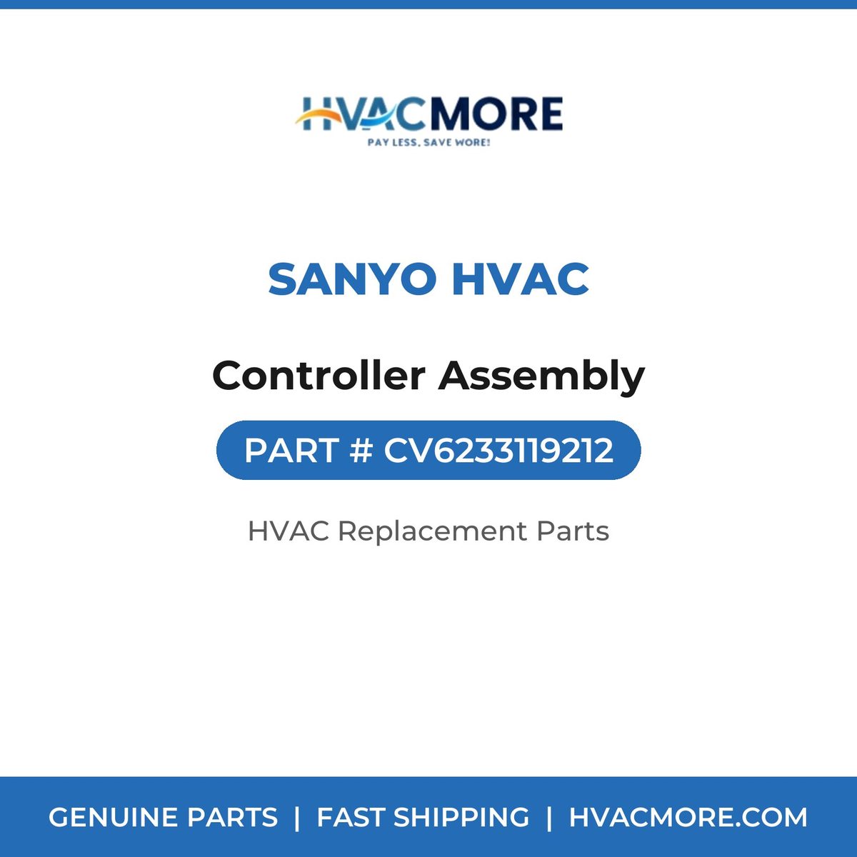 Sanyo HVAC Controller Assembly CV6233119212