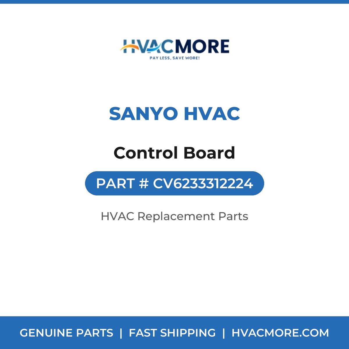 Sanyo HVAC Control Board CV6233312224
