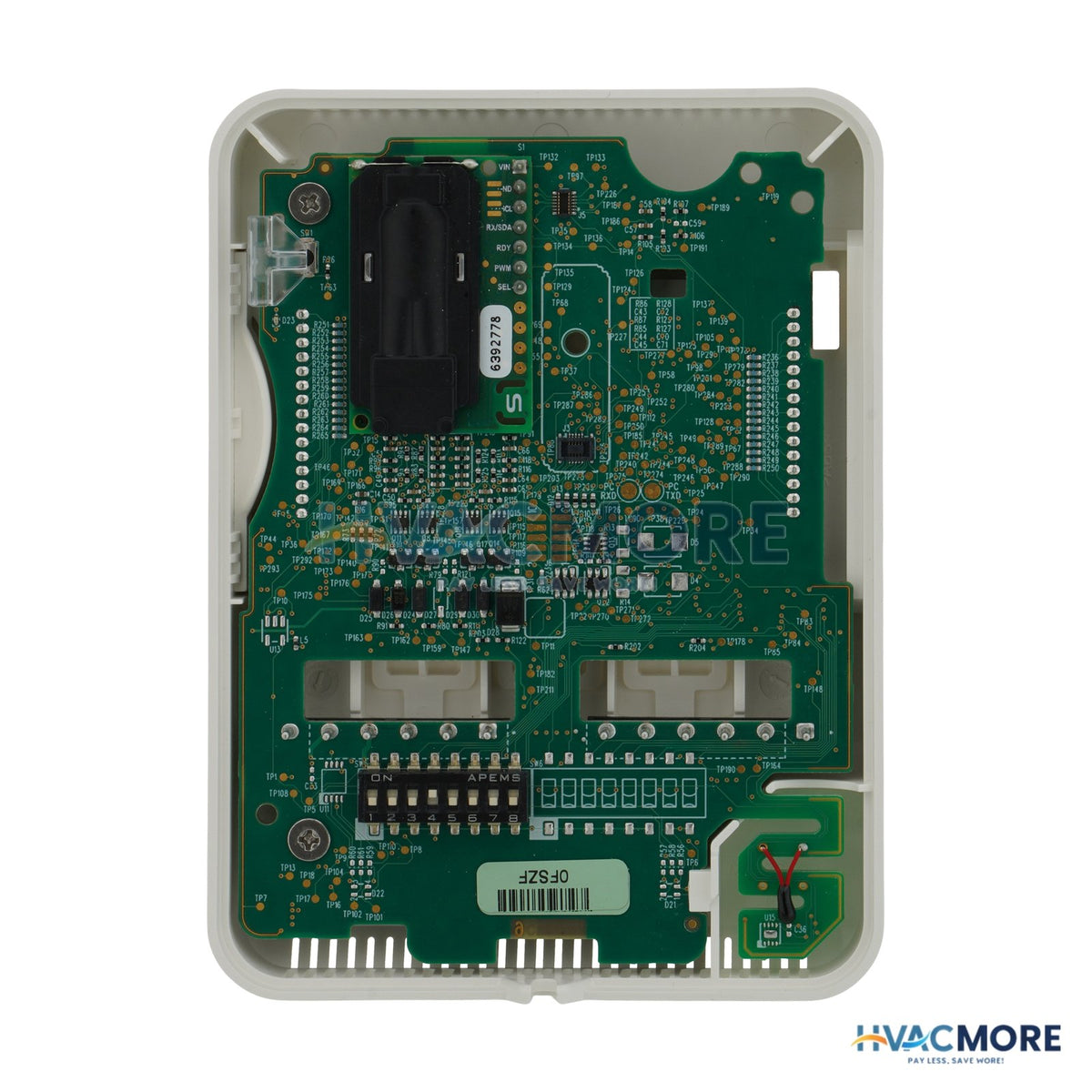 Veris Analog Air Quality Sensor for CO2 & Temperature W/ LCD Display, 10K-T2 Thermistor CW2LAXD
