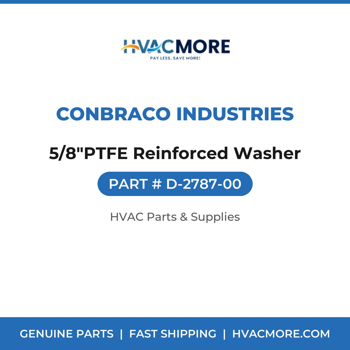 Conbraco Industries 5/8"PTFE Reinforced Washer D-2787-00