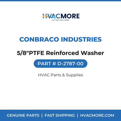 Conbraco Industries 5/8"PTFE Reinforced Washer D-2787-00