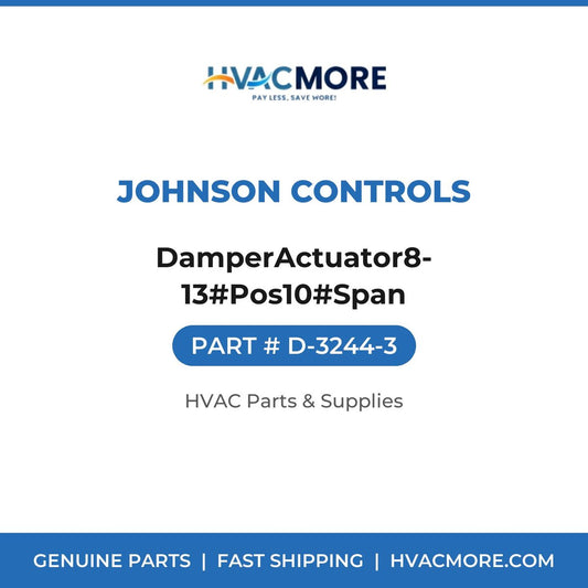 Johnson Controls DamperActuator8-13#Pos10#Span D-3244-3