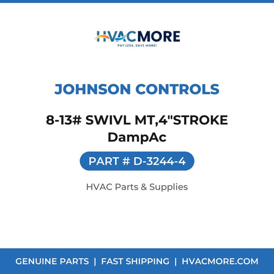 Johnson Controls 8-13# SWIVL MT,4"STROKE DampAc D-3244-4