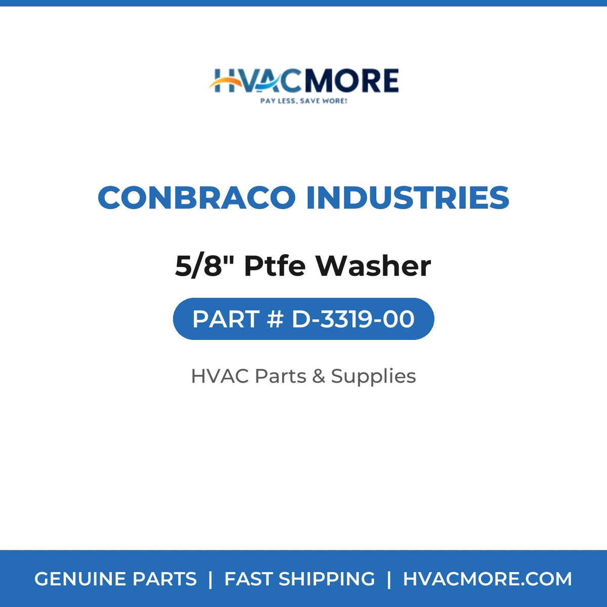 Conbraco Industries 5/8" Ptfe Washer D-3319-00