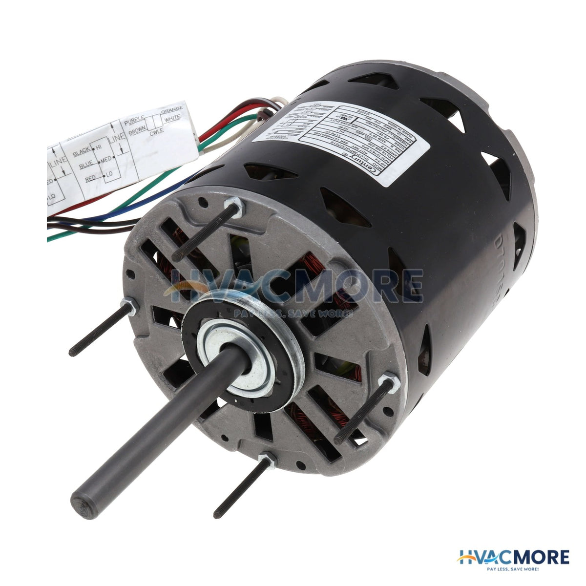 Century 5-5/8" Indoor Blower Motor (208-230V, 1075 RPM, 3/4 HP) D1076