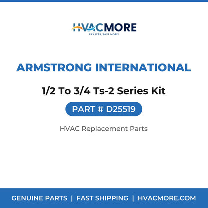Armstrong International 1/2 To 3/4 Ts-2 Series Kit D25519