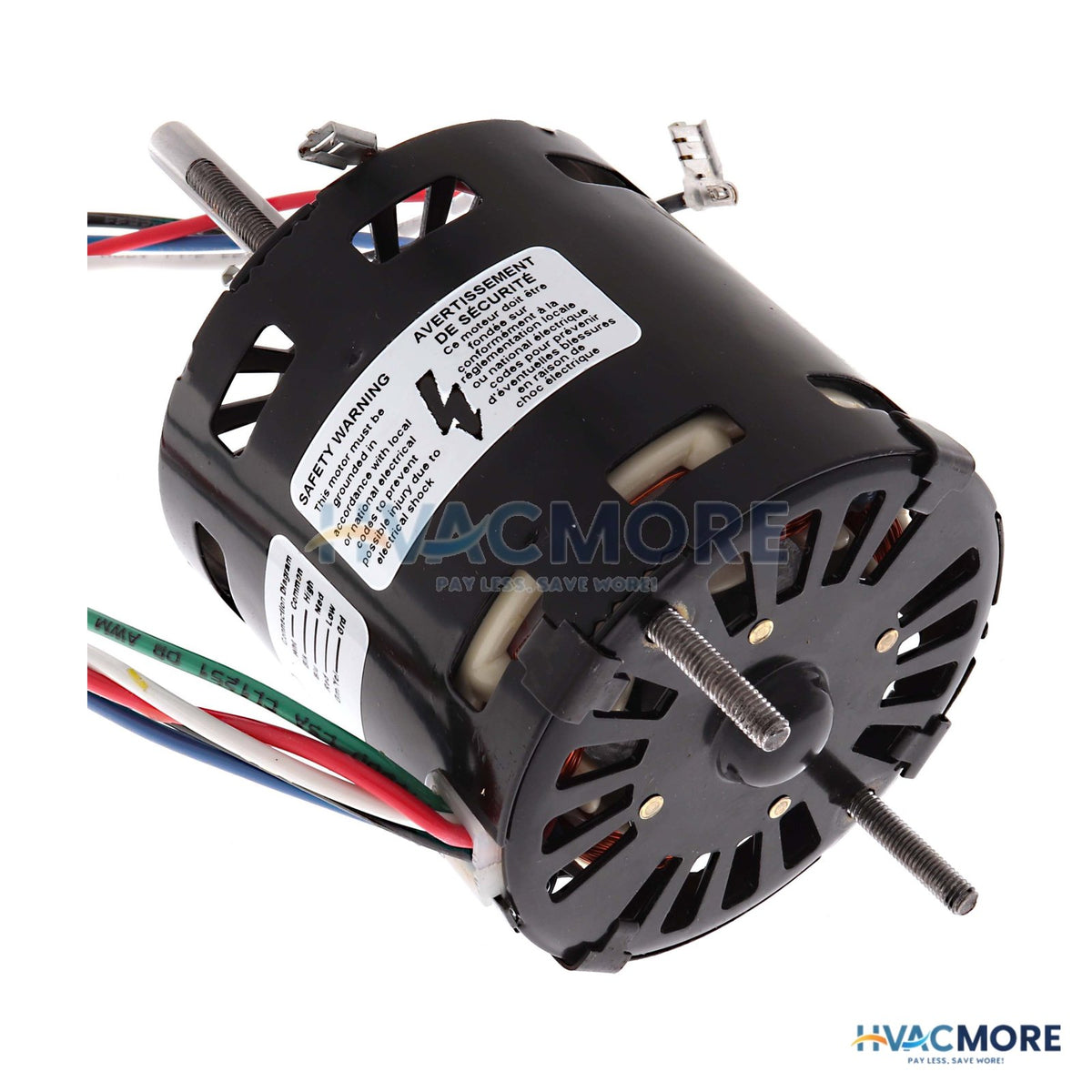 Fasco 3.3" Diameter Shaded Pole Motor (CCWSE, 1/60 HP, 115V, 900 RPM) D369