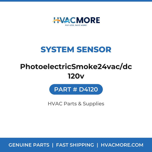 System Sensor PhotoelectricSmoke24vac/dc120v D4120