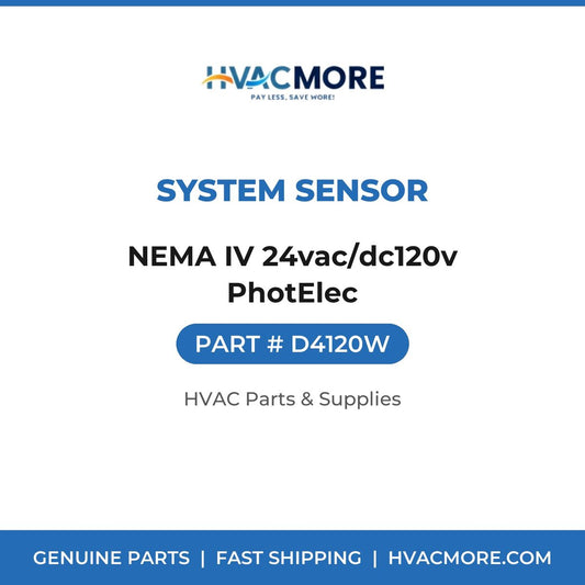 System Sensor NEMA IV 24vac/dc120v PhotElec D4120W