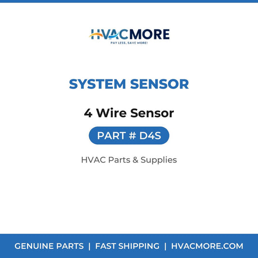 System Sensor 4 Wire Sensor D4S