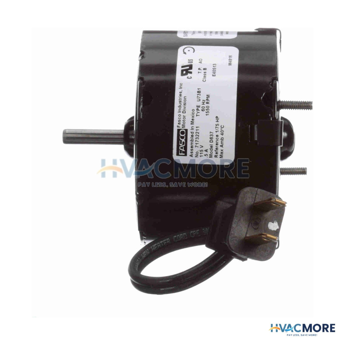 Fasco Motor 3.3 Diameter 1/75 HP D637