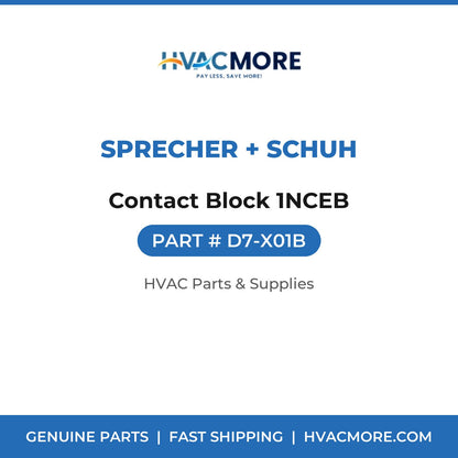 Sprecher + Schuh Contact Block 1NCEB D7-X01B