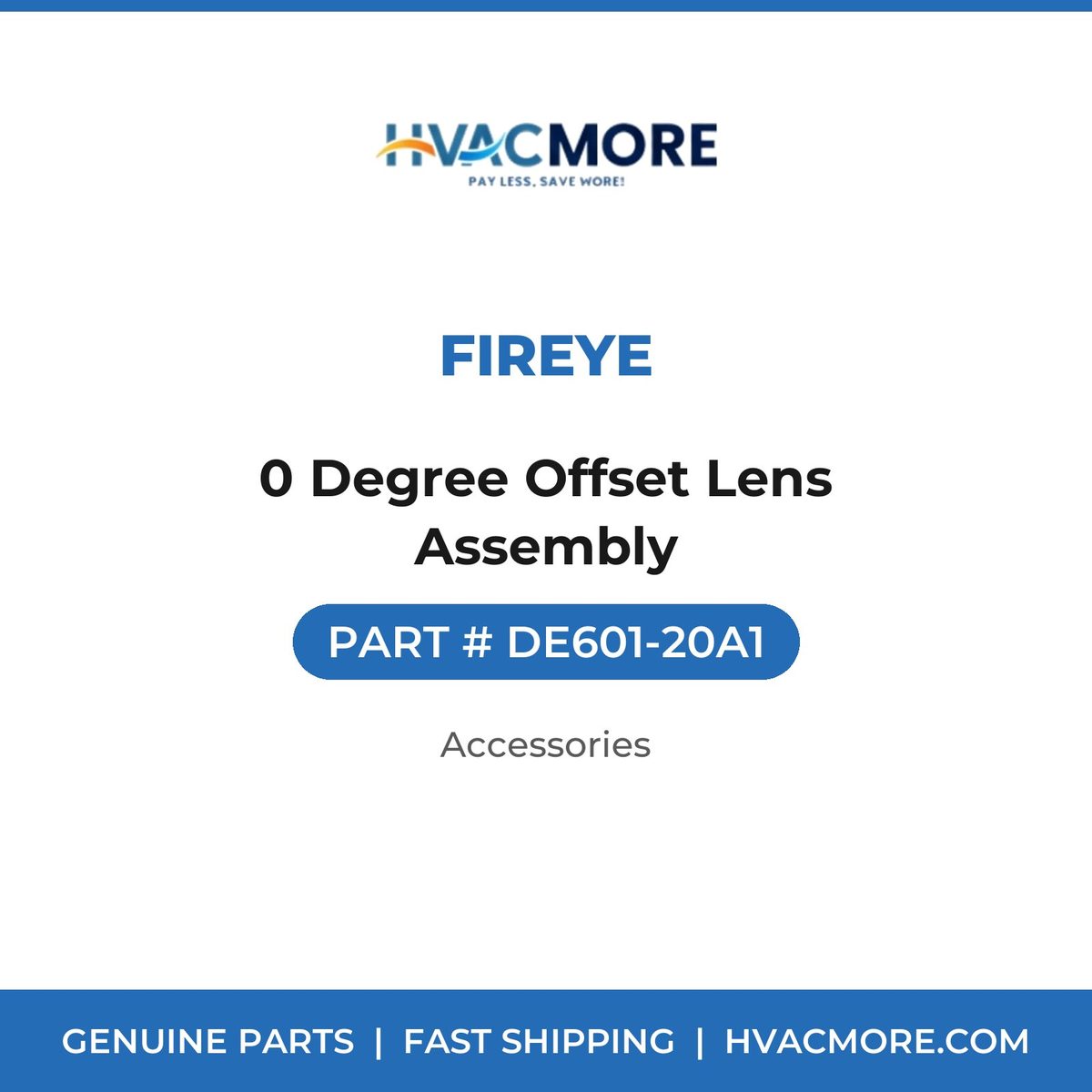 Fireye 0 Degree Offset Lens Assembly DE601-20A1