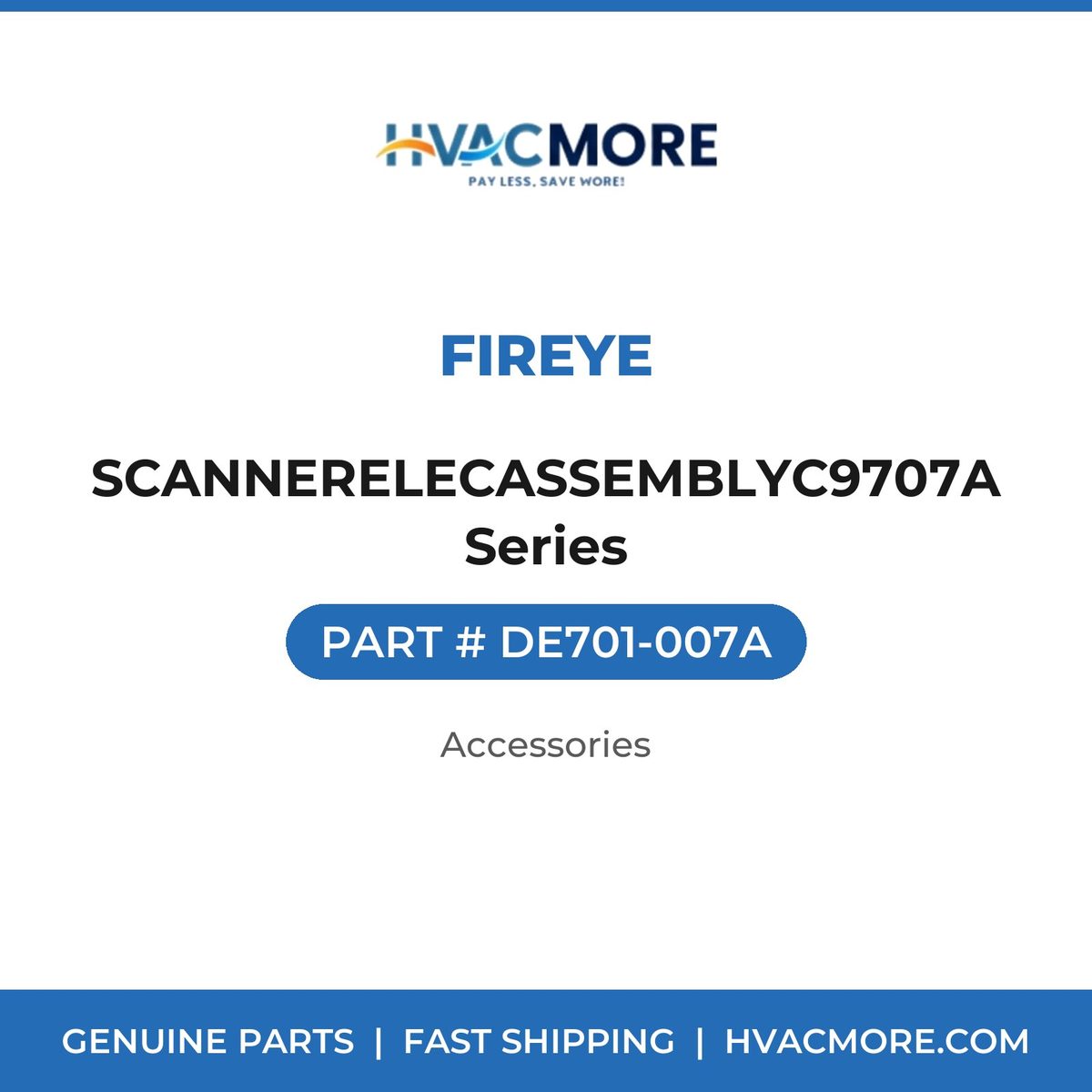 Fireye SCANNERELECASSEMBLYC9707A Series DE701-007A