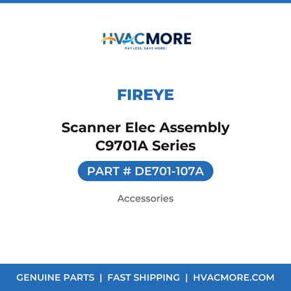 Fireye Scanner Elec Assembly C9701A Series DE701-107A