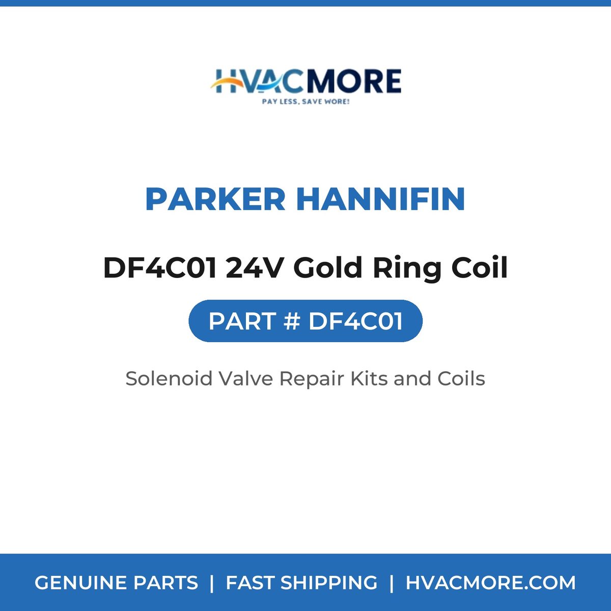 Parker Hannifin DF4C01 24V Gold Ring Coil DF4C01