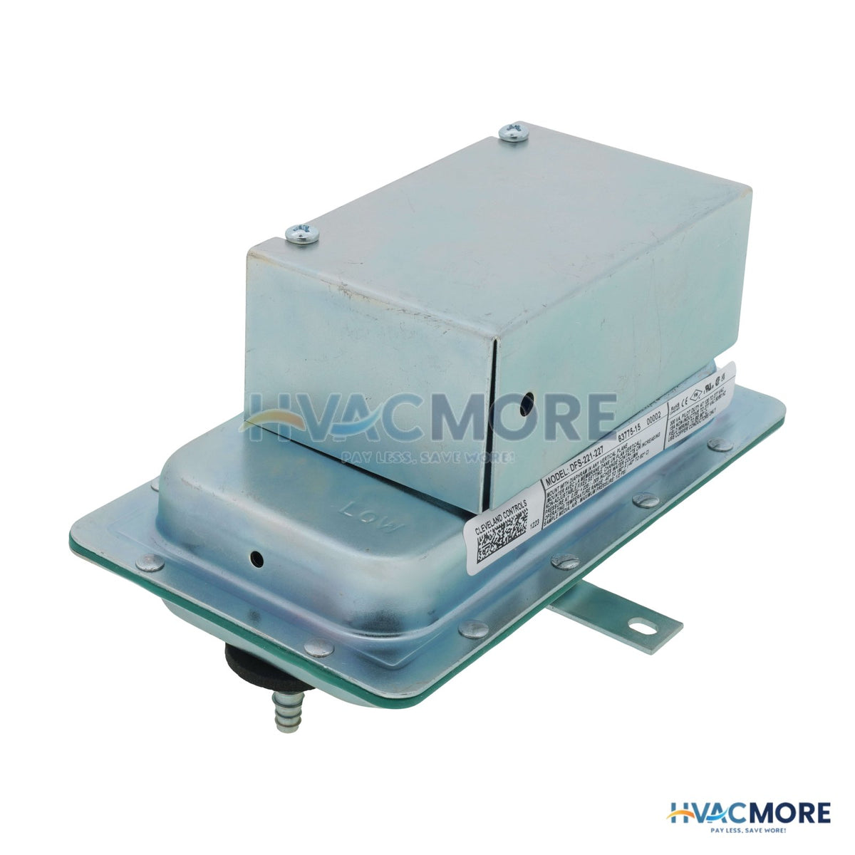 Cleveland Controls SPST Fixed Point Air Pressure Sensing Switch (.05" W.C.) DFS-221-227