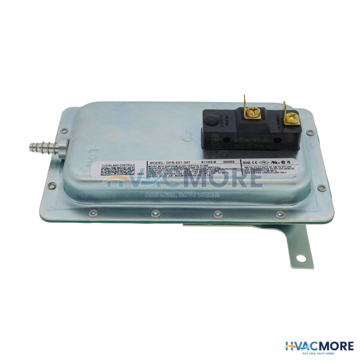 Cleveland Controls Pressure Switch .05" WC DFS-221-347