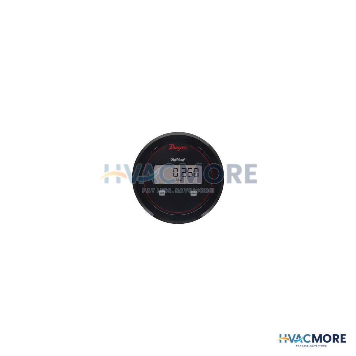 Dwyer DM Series Digital Differential Pressure Transmitter (0 - 0.25" W.C.) DM-002