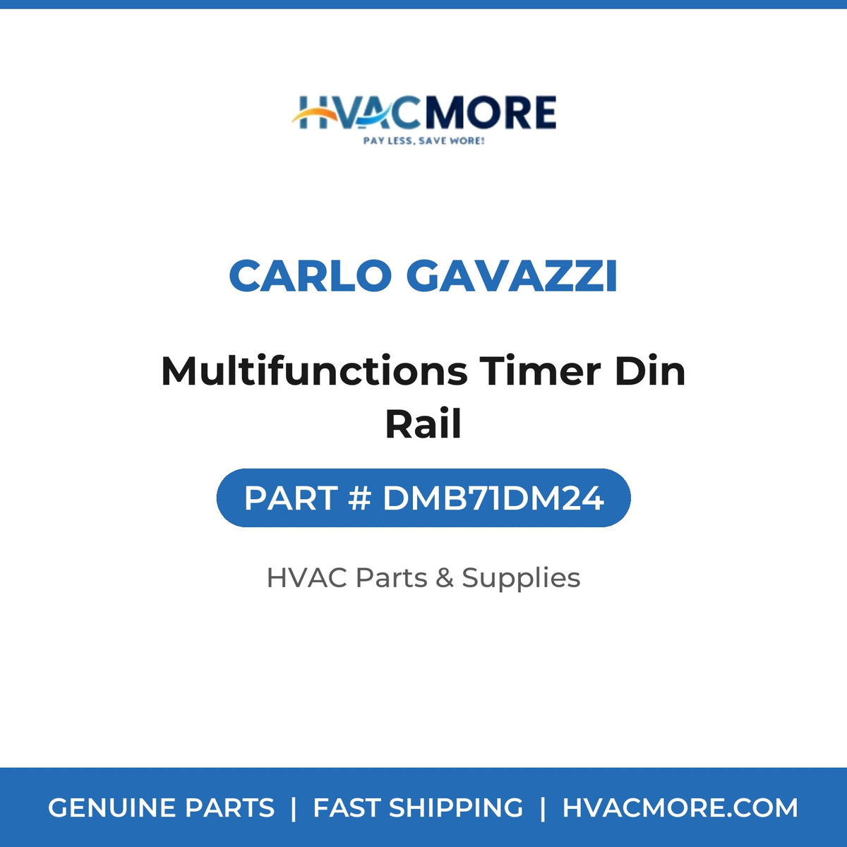 Carlo Gavazzi Multifunctions Timer Din Rail DMB71DM24