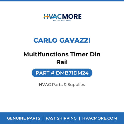 Carlo Gavazzi Multifunctions Timer Din Rail DMB71DM24