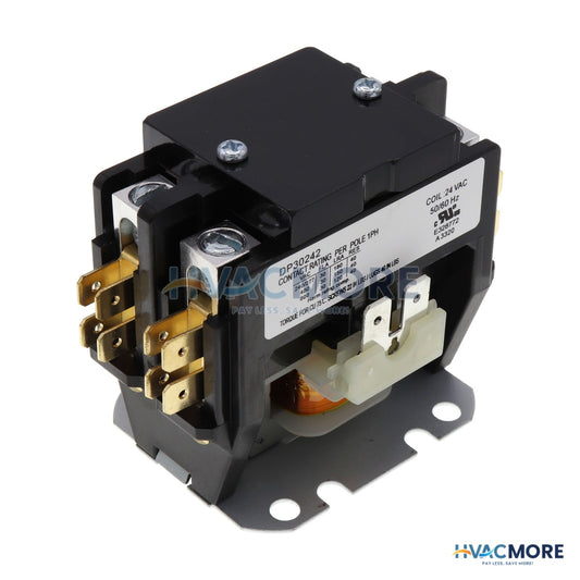 Supco 2 Pole Definite Purpose Contactor (30A, 24V) DP30242