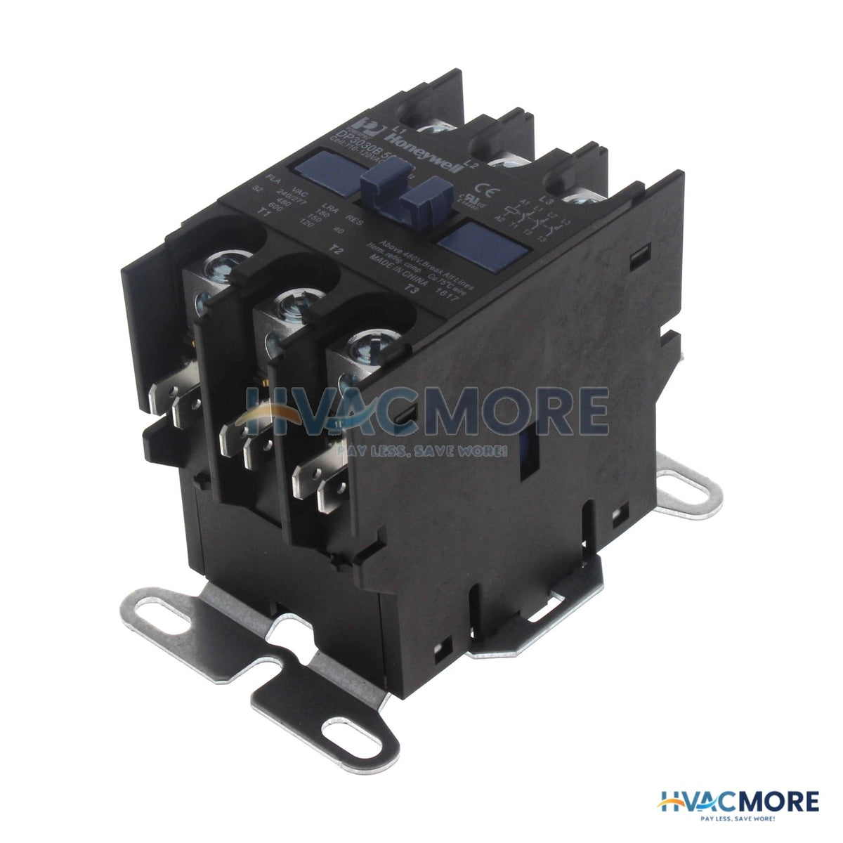 Resideo 3 Pole, 30 Amp, 120 VAC PowerPro Definite Purpose Contactor DP3030B5003