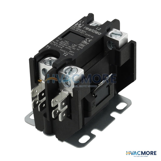 Resideo 24 VAC 1 Pole PowerPro Deluxe Definite Purpose Contactor (30 A) DPL1030A5014