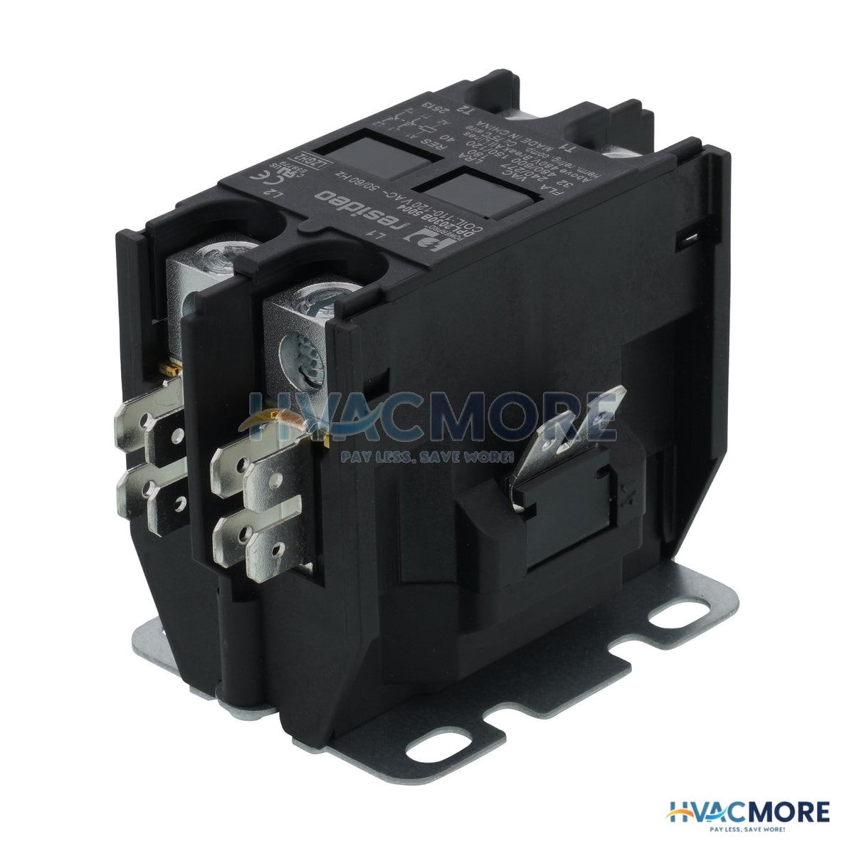 Resideo 120 VAC 2 Pole PowerPro Deluxe Definite Purpose Contactor (30 A) DPL2030B5004