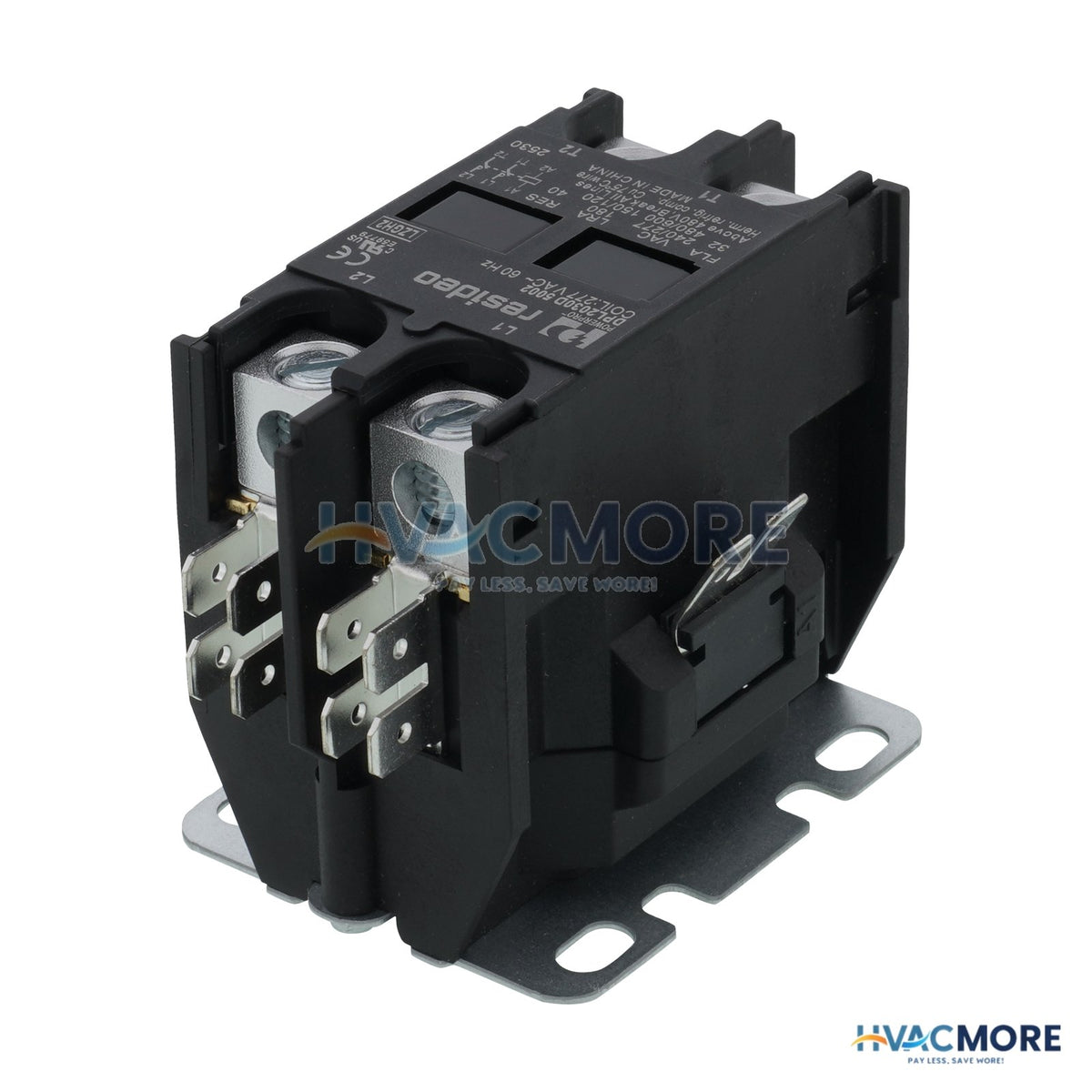 Resideo 277 VAC 2 Pole PowerPro Deluxe Definite Purpose Contactor (30 A) DPL2030D5002