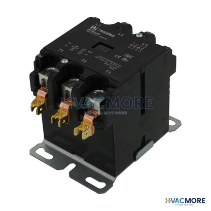 Resideo 24 VAC 3 Pole PowerPro Deluxe Definite Purpose Contactor (50 A) DPL3050A5002