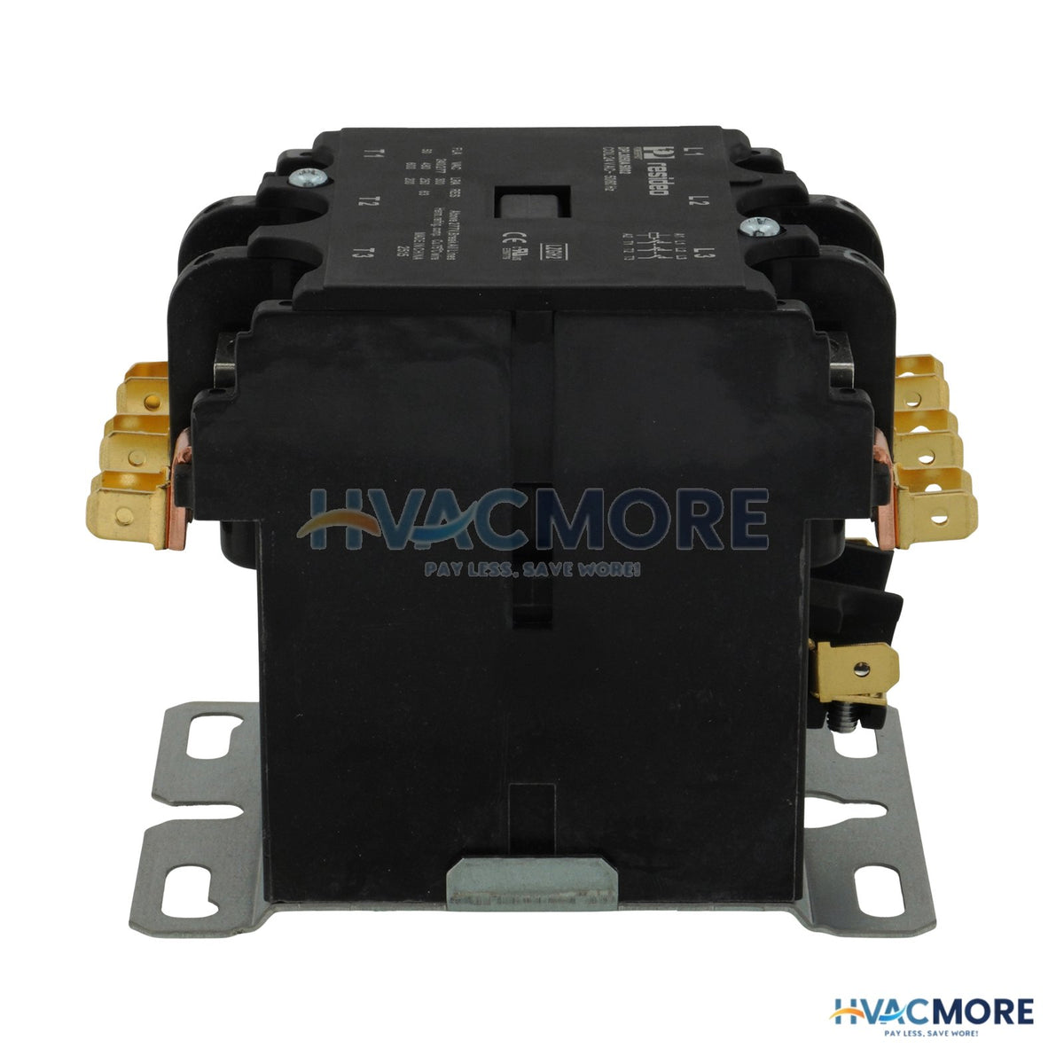 Resideo 24 VAC 3 Pole PowerPro Deluxe Definite Purpose Contactor (50 A) DPL3050A5002