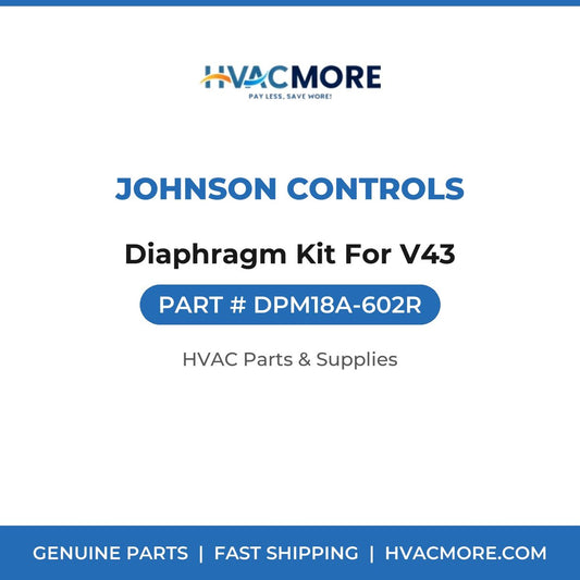 Johnson Controls Diaphragm Kit For V43 DPM18A-602R