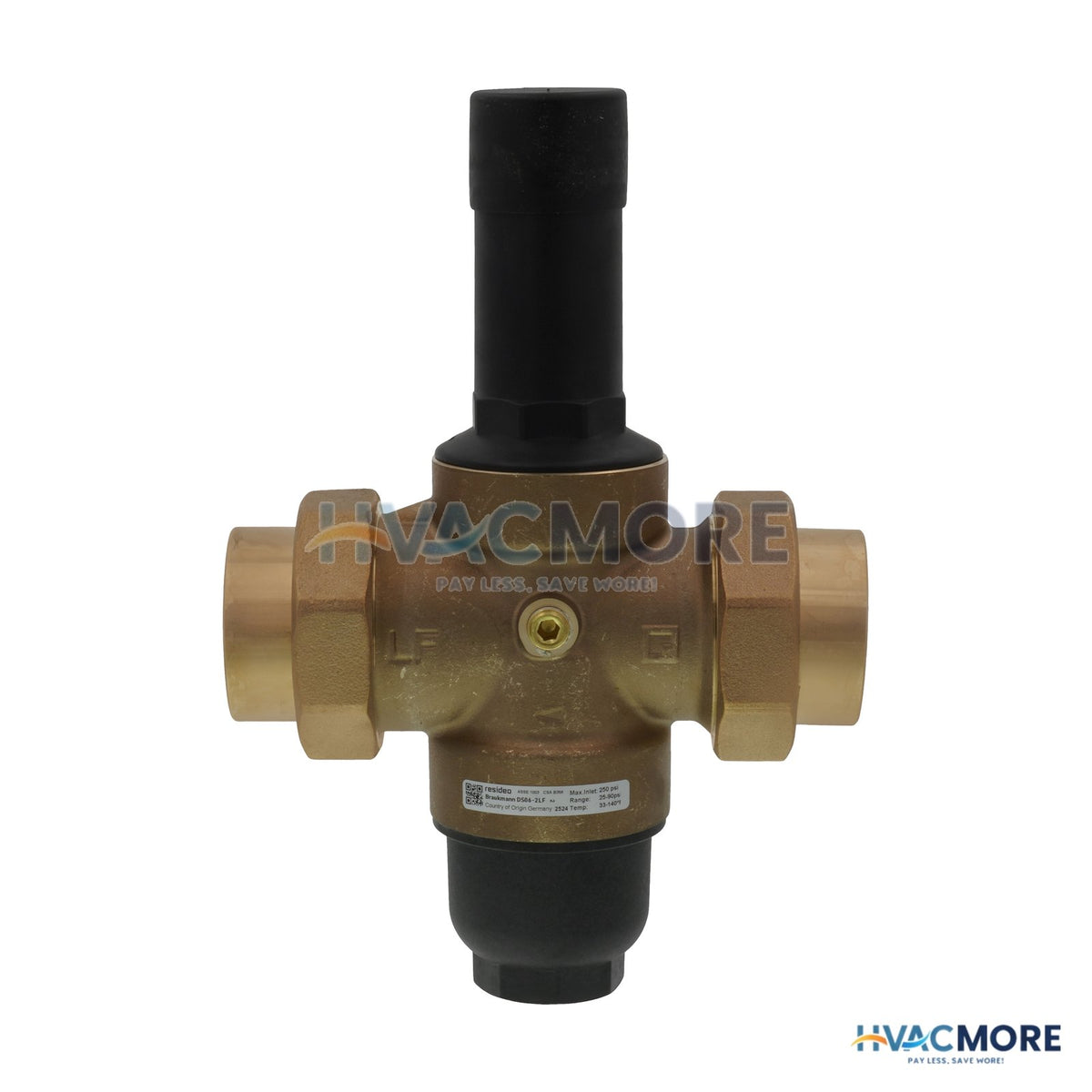 Resideo Braukmann 2" Double Union NPT DialSet Pressure Regulating Valve (LF) DS06-105-DUT-LF