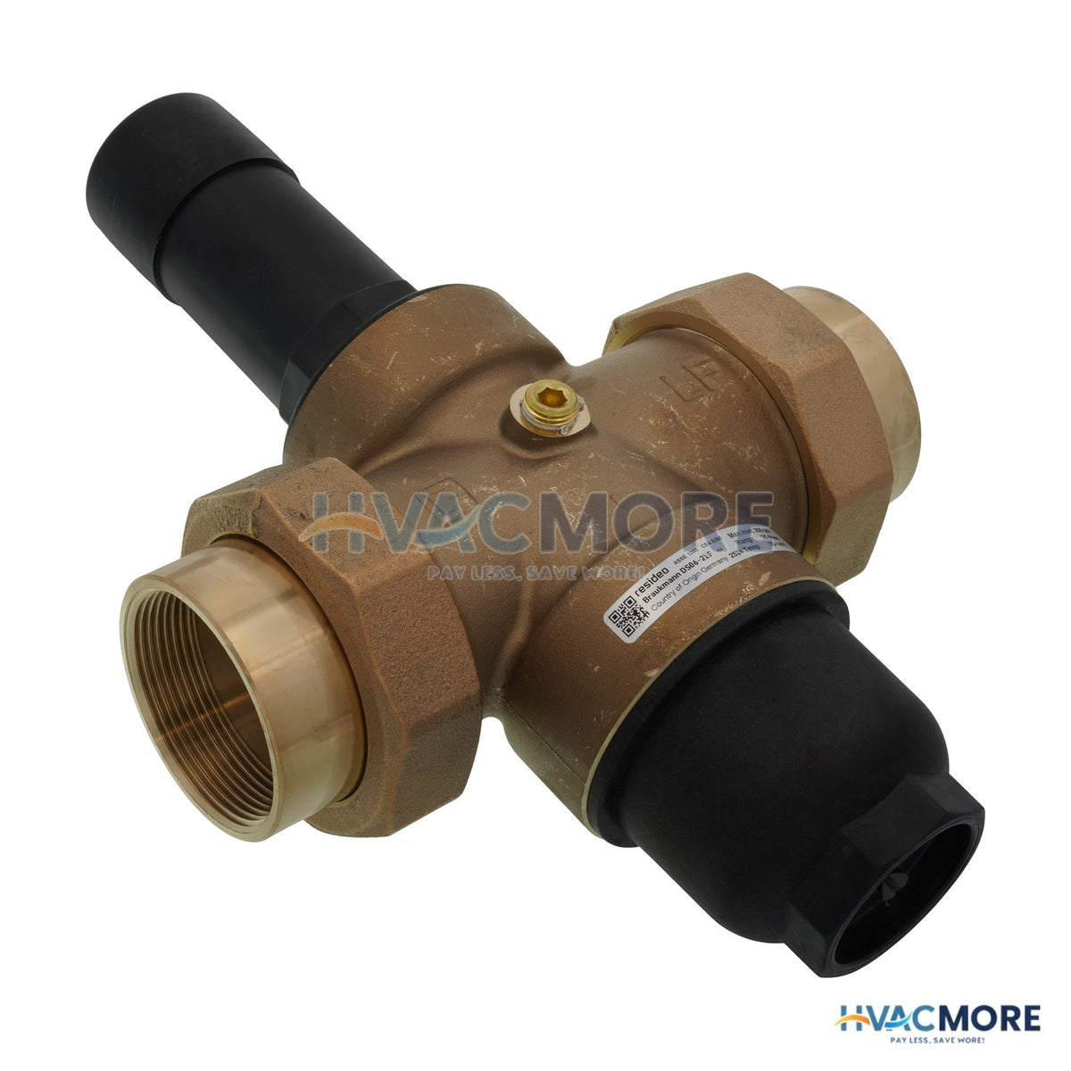 Resideo Braukmann 2" Double Union NPT DialSet Pressure Regulating Valve (LF) DS06-105-DUT-LF