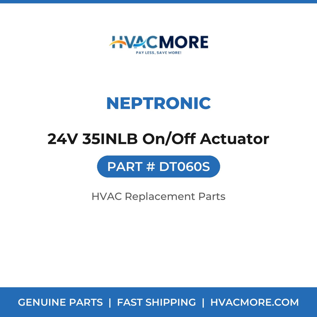 Neptronic 24V 35INLB On/Off Actuator DT060S