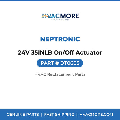 Neptronic 24V 35INLB On/Off Actuator DT060S