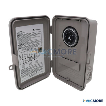 Intermatic Auto-Voltage Defrost Timer, 2 HP NEMA-3R (120-240V) DTAV40Q