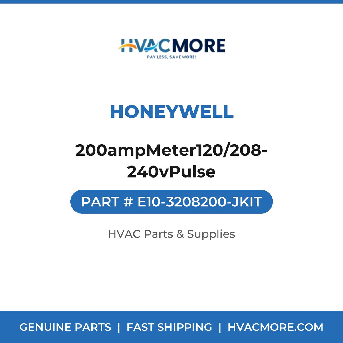 Honeywell 200ampMeter120/208-240vPulse E10-3208200-JKIT