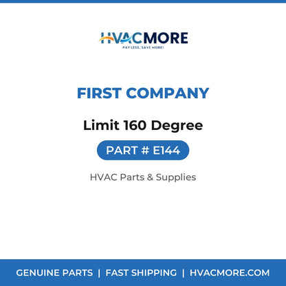 First Company Limit 160 Degree E144