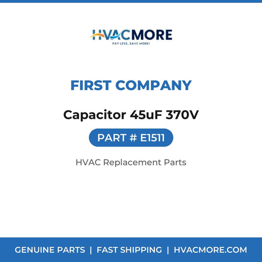 First Company Capacitor 45uF 370V E1511