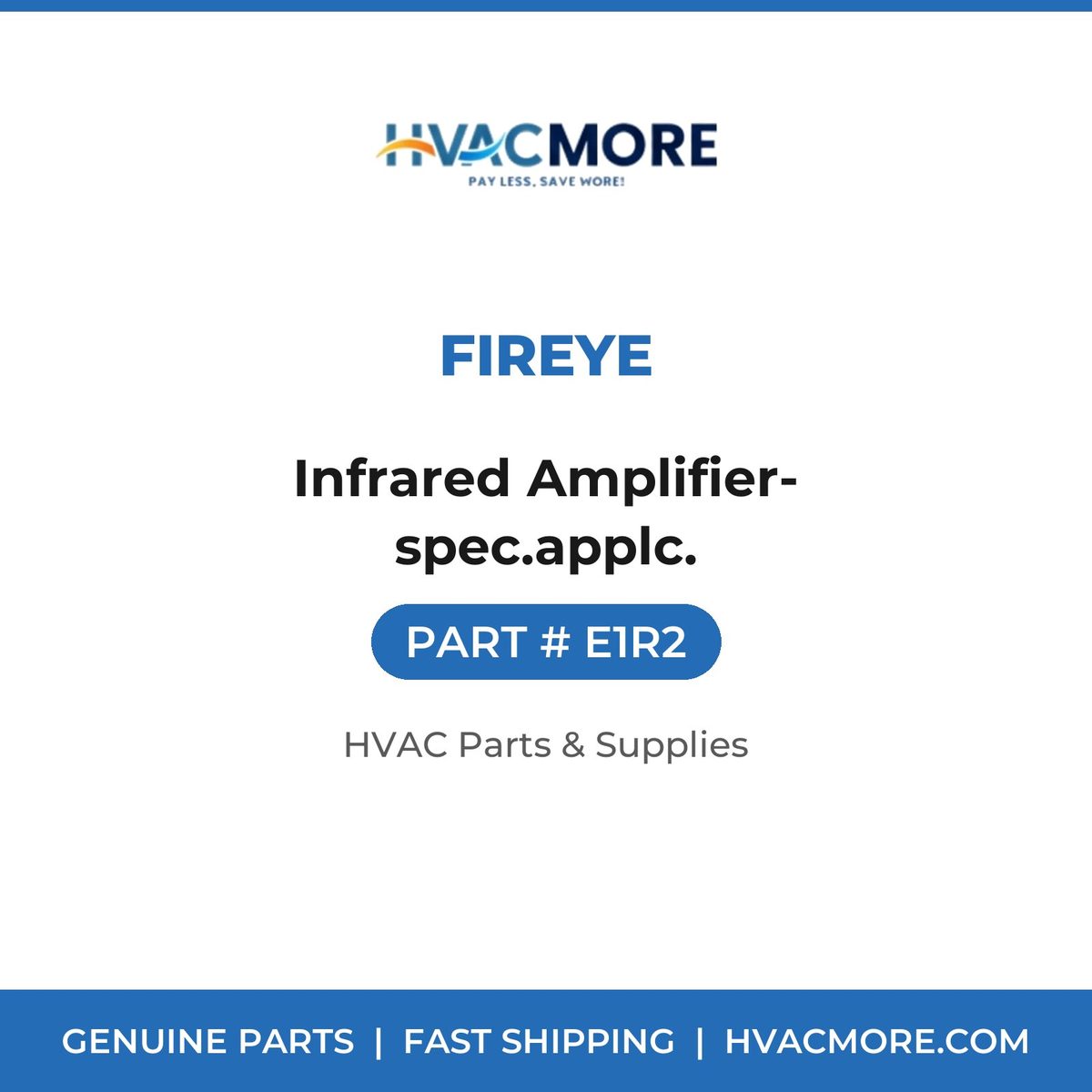 Fireye Infrared Amplifier-spec.applc. E1R2