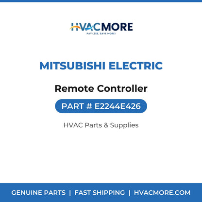 Mitsubishi Electric Remote Controller E2244E426