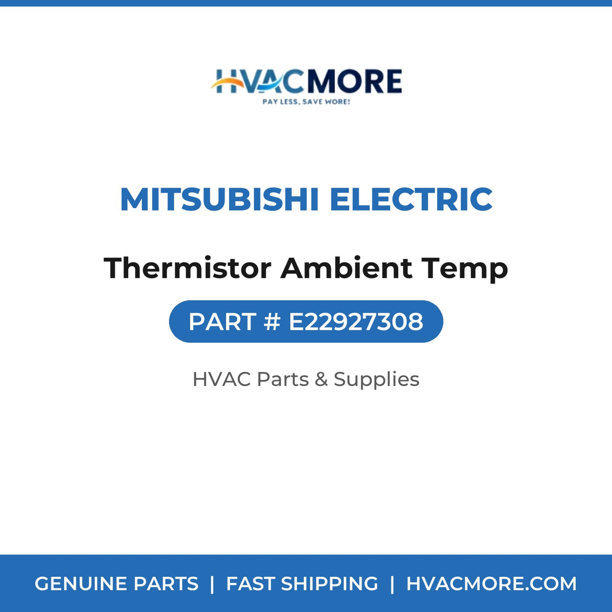 Mitsubishi Electric Thermistor Ambient Temp E22927308