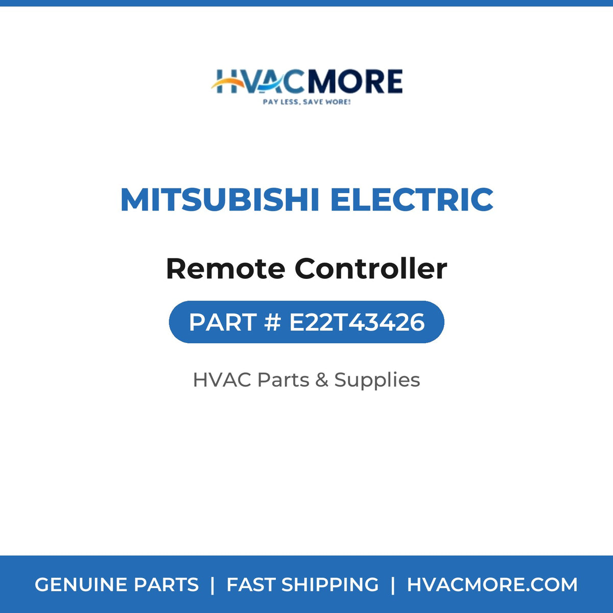 Mitsubishi Electric Remote Controller E22T43426