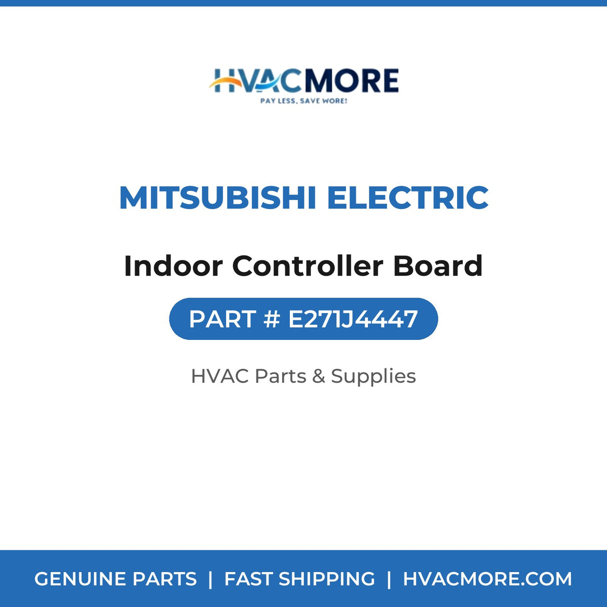 Mitsubishi Electric Indoor Controller Board E271J4447