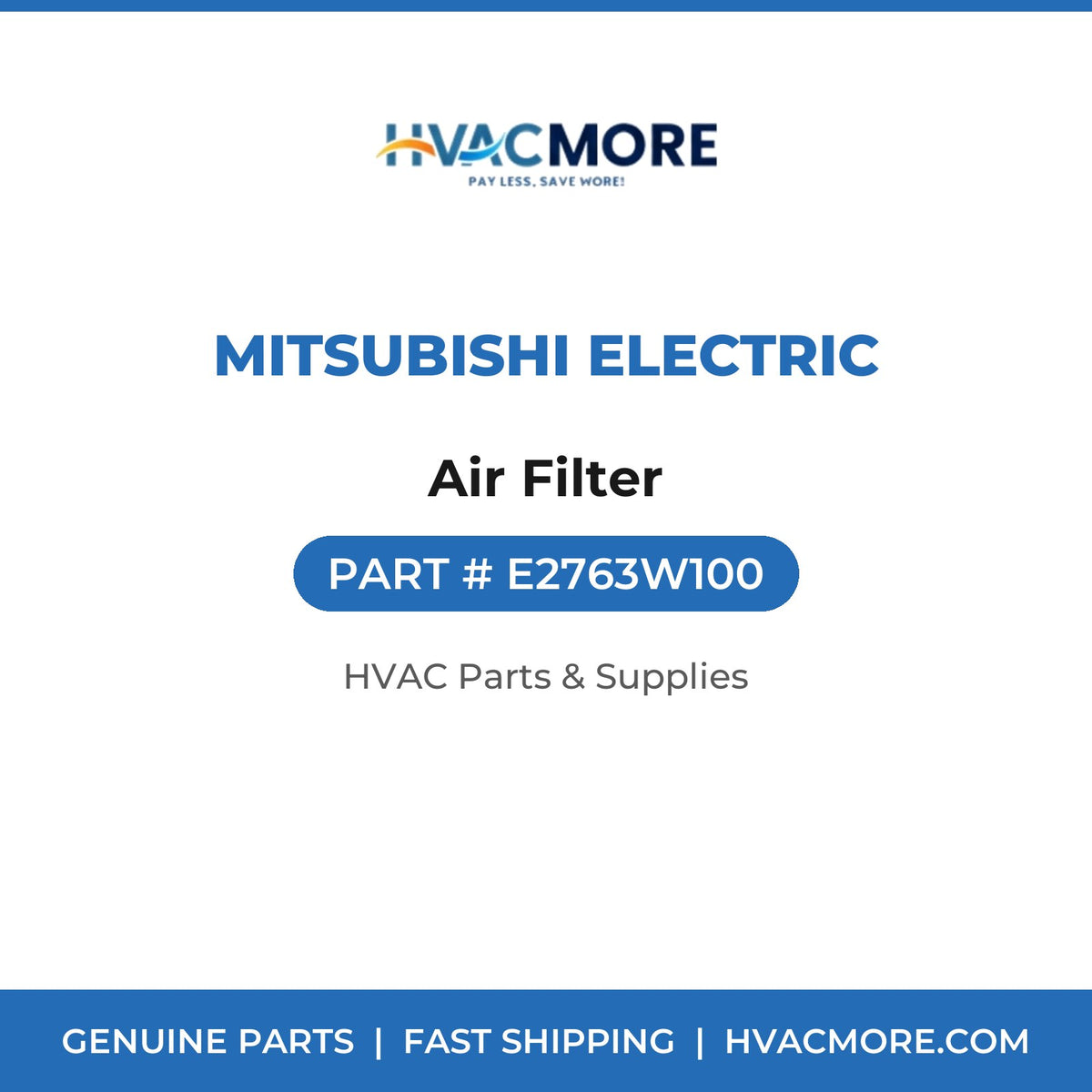 Mitsubishi Electric Air Filter E2763W100